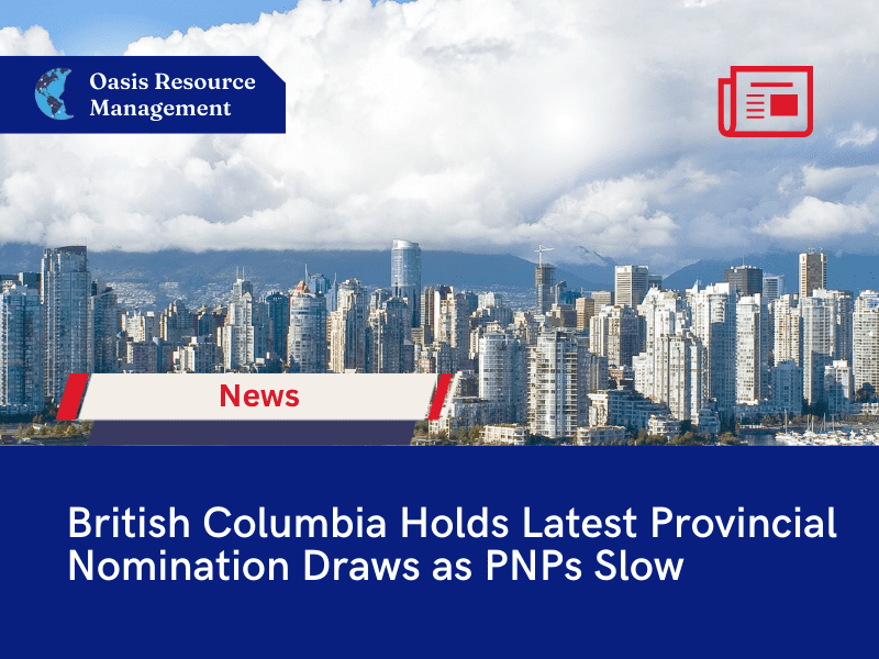 British Columbia Holds Latest Provincial Nomination Draws as PNPs Slow