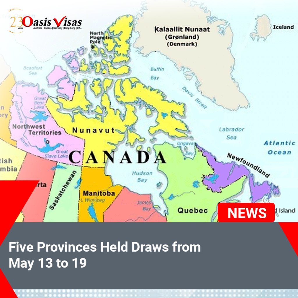Five Provinces Held Draws from May 13 to 19