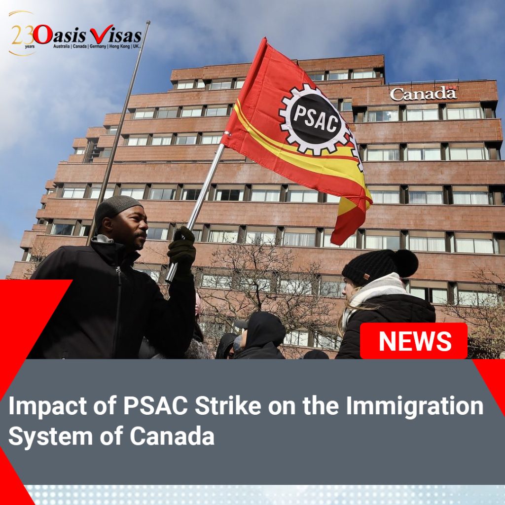 Impact of PSAC Strike on the Immigration System of Canada