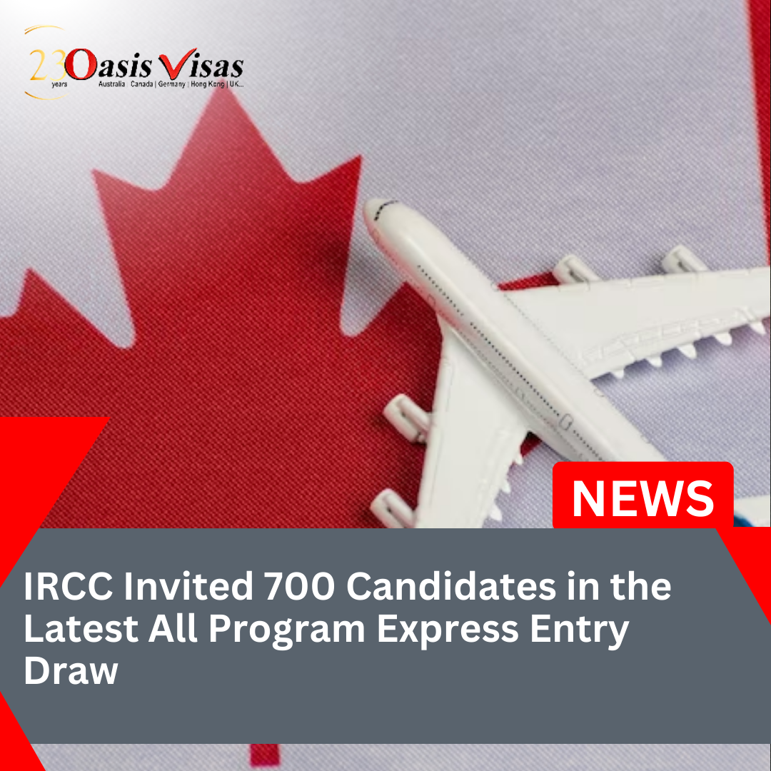 IRCC Invited 700 Candidates in the Latest All Program Express Entry Draw