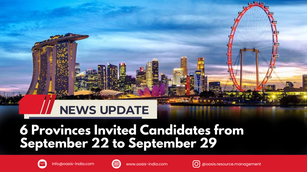 6 Provinces Invited Candidates from September 22 to September 29