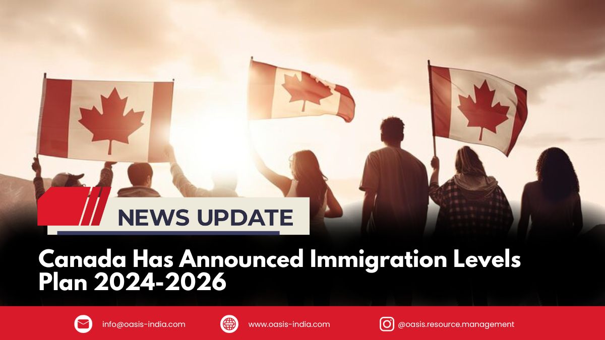 Canada Has Announced Immigration Levels Plan 2024-2026