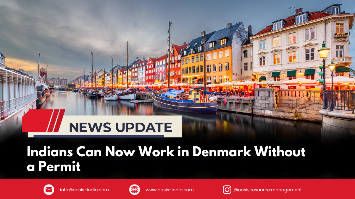 Indians Can Work in Denmark Without a Permit