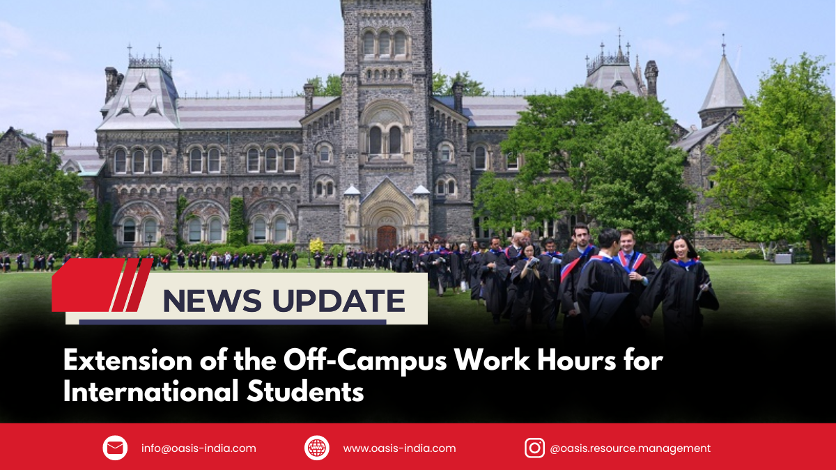 Extension of the Off-Campus Work Hours for International Students