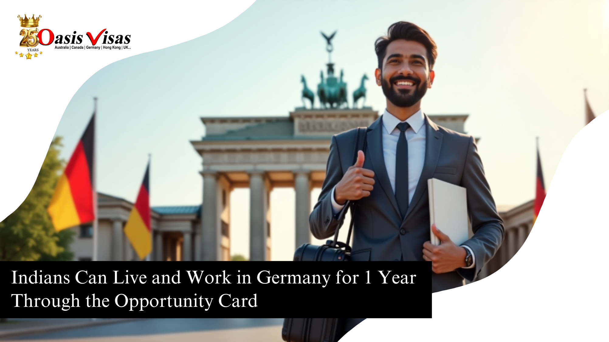 Indians Can Live and Work in Germany for 1 Year Through the Opportunity Card
