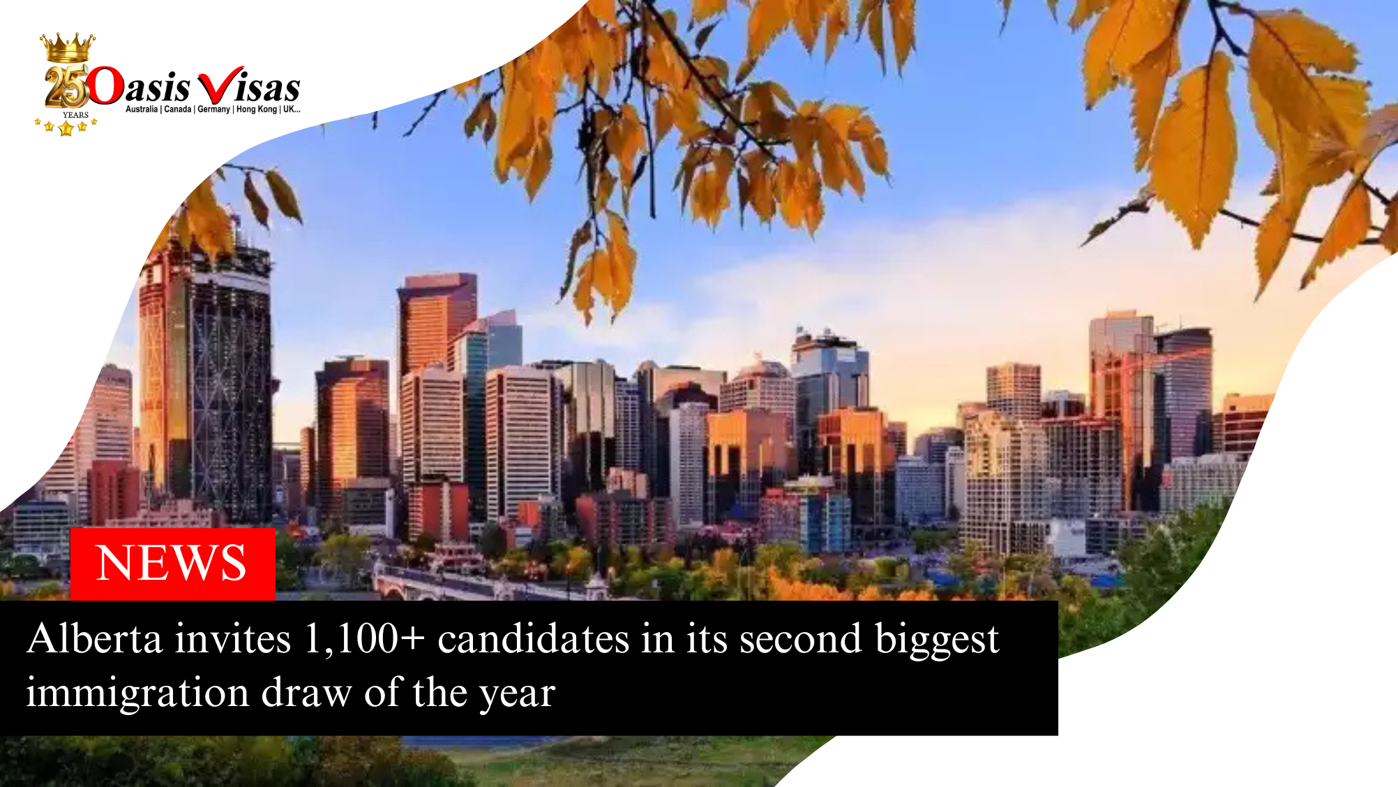 Alberta invites 1,100+ candidates in its second biggest immigration draw of the year
