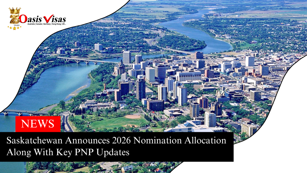 Saskatchewan Announces 2026 Nomination Allocation Along With Key PNP Updates