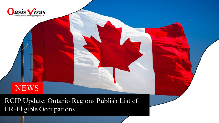 RCIP Update: Ontario Regions Publish List of PR-Eligible Occupations 1 RCIP Update: Ontario Regions Publish List of PR-Eligible Occupations