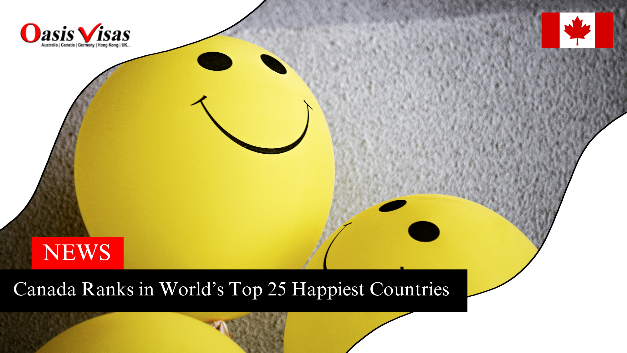 Canada Ranks in World’s Top 25 Happiest Countries