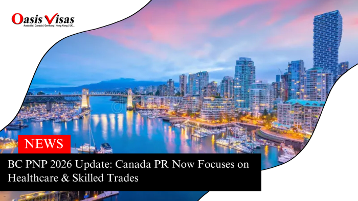 BC PNP 2026 Update: Canada PR Now Focuses on Healthcare & Skilled Trades