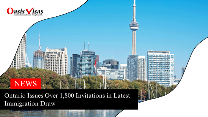 Ontario Issues Over 1,800 Invitations in Latest Immigration Draw