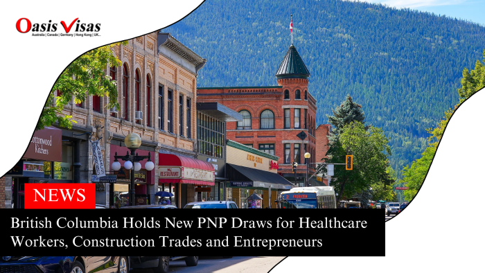 British Columbia Holds New PNP Draws for Healthcare Workers, Construction Trades and Entrepreneurs
