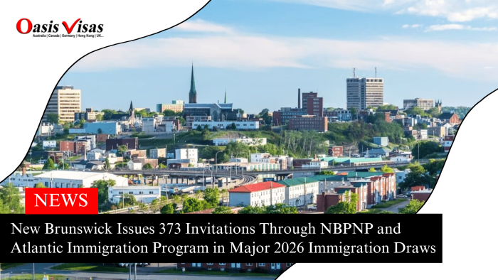 New Brunswick Issues 373 Invitations Through NBPNP and Atlantic Immigration Program in Major 2026 Immigration Draws