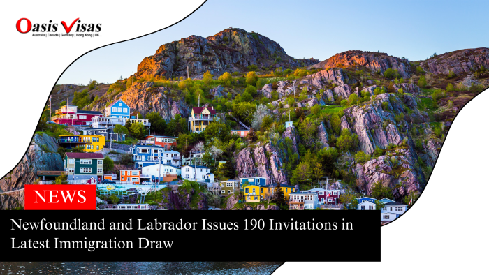 Newfoundland and Labrador Issues 190 Invitations in Latest Immigration Draw