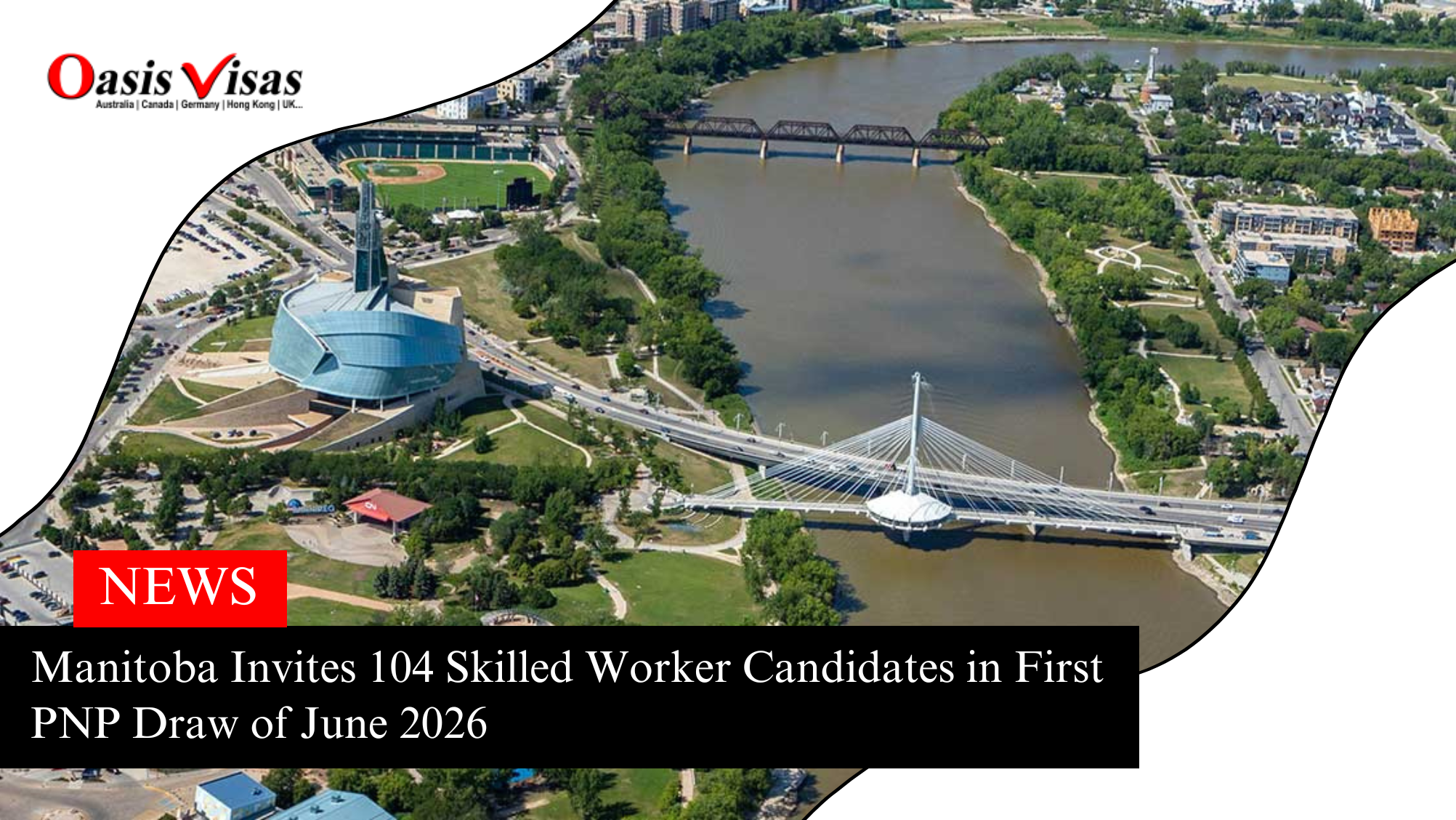 Manitoba Invites 104 Skilled Worker Candidates in First PNP Draw of June 2026
