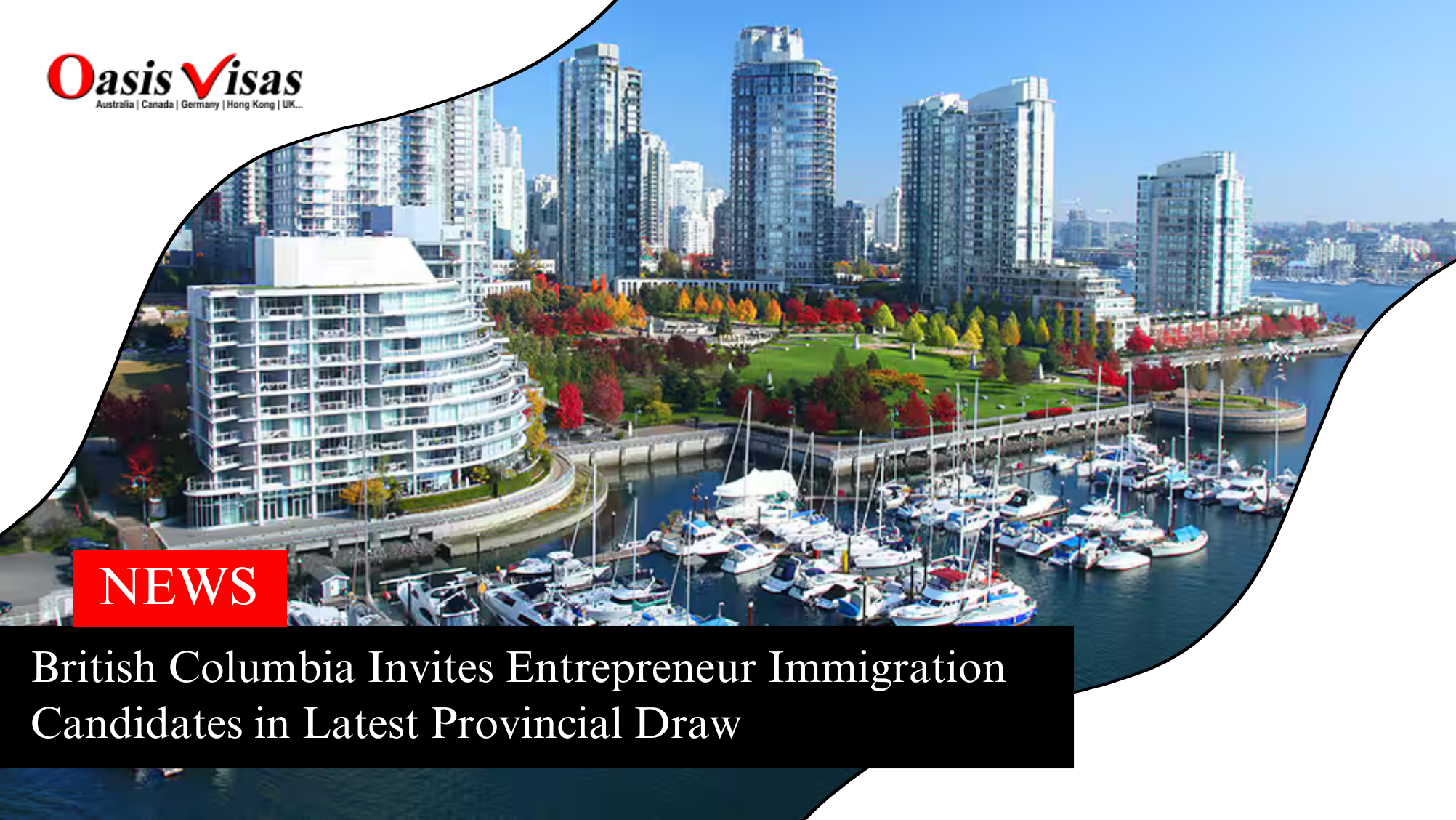 British Columbia Invites Entrepreneur Immigration Candidates in Latest Provincial Draw