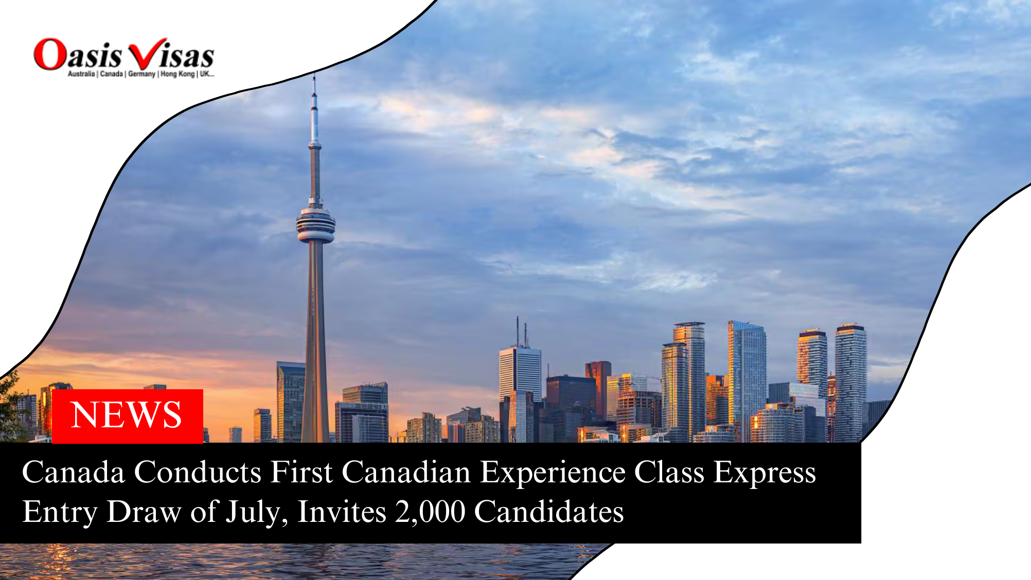 Canada Conducts First Canadian Experience Class Express Entry Draw of July, Invites 2,000 Candidates