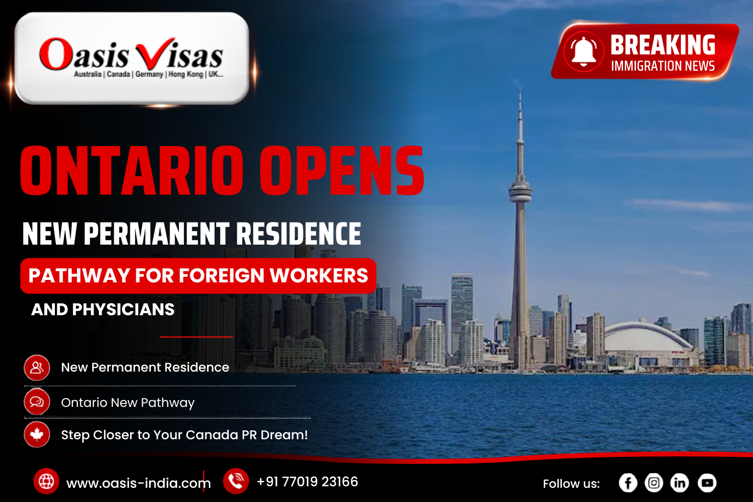 Ontario Opens New Permanent Residence Pathway for Foreign Workers and Physicians